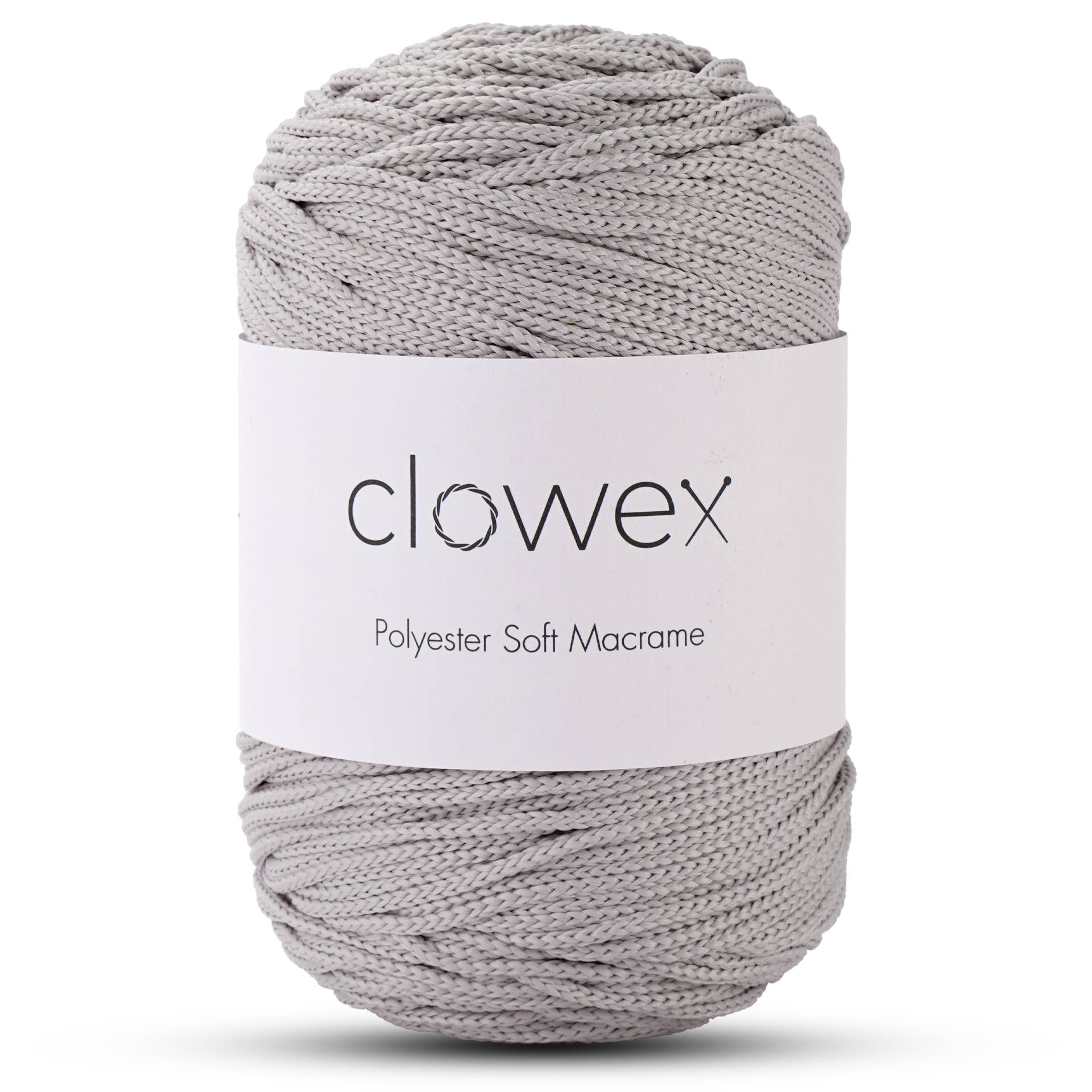 Clowex Textile LLC - Vente Fils à tricoter - Corde Macramé Douce en Polyester 2,5 mm, Fil de Corde Tressé Coloré54