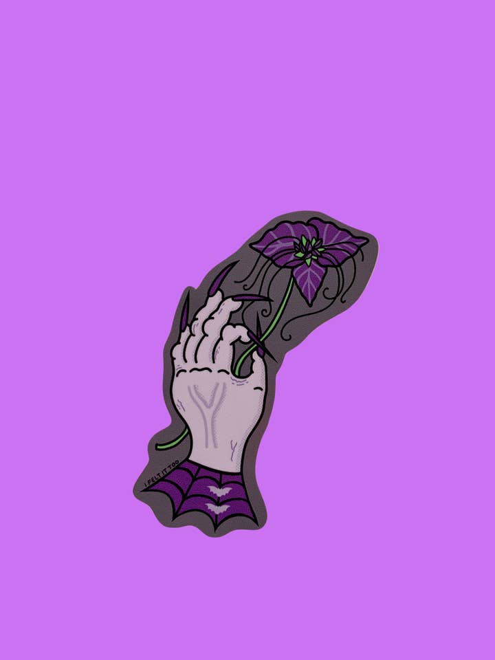 Victorian Vampire Hand with Bat Flower for wholesale by I Felt It Too