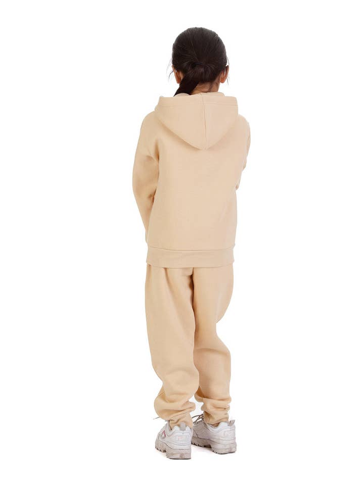 Trendy Toggs Kids Overhead Hoodie Nude Tracksuit for wholesale on Faire