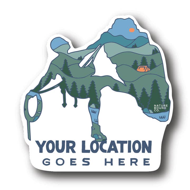 Nature Bound Co - Wholesale Sticker - Day Rock Climber Sticker0