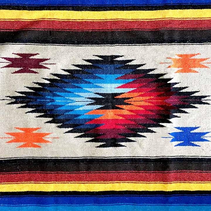 West Path – wholesale Throw blanket – Aztec Mexican Diamond Blanket | Beige Tan Khaki Throw