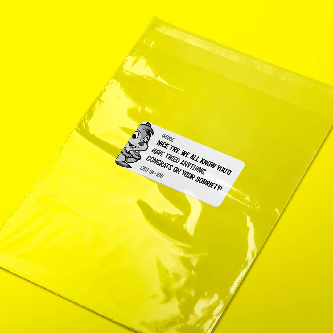 Squirrel Friend Gifts – Engroshandel Hverdagshilsen kort – Prøv ikke at knække - Sjov ædruelighedskort4