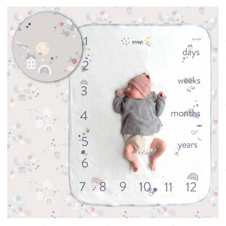 ORIGINAL FOTO-DECKE Baby grau für den Großhandel von Snap The Moment