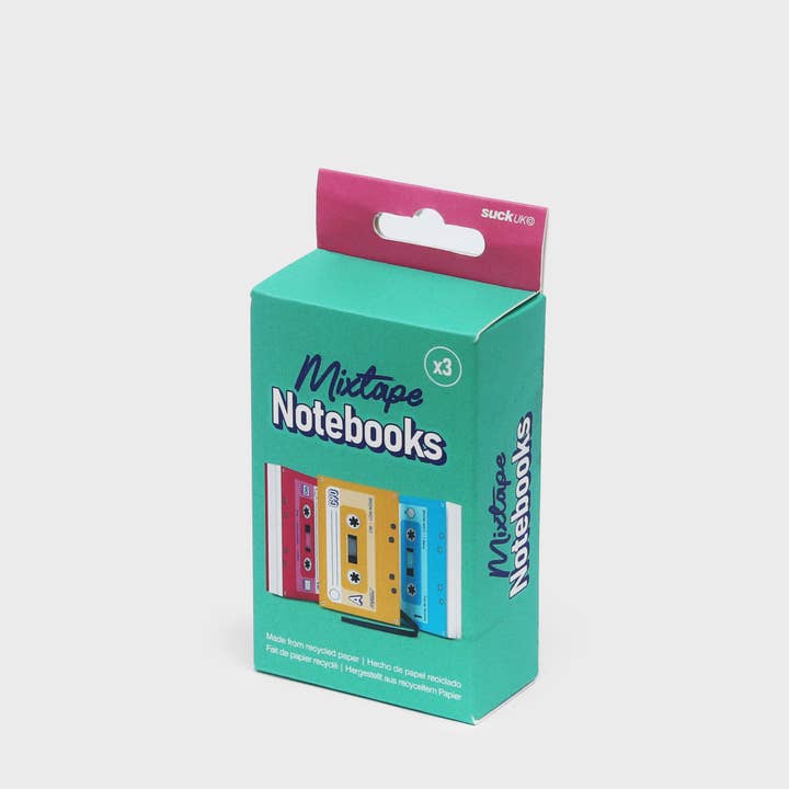 SUCK UK Ltd - USA - Wholesale Notebook - Mixtape Notebooks