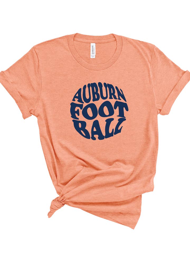 Auburn Football Circle | Tee | Adult for wholesale by Sister Shirts