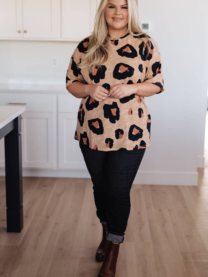 Avenue Wholesale - Wholesale Tunic - Women's - Hear Me Roar Oversized Boyfriend T-Shirt