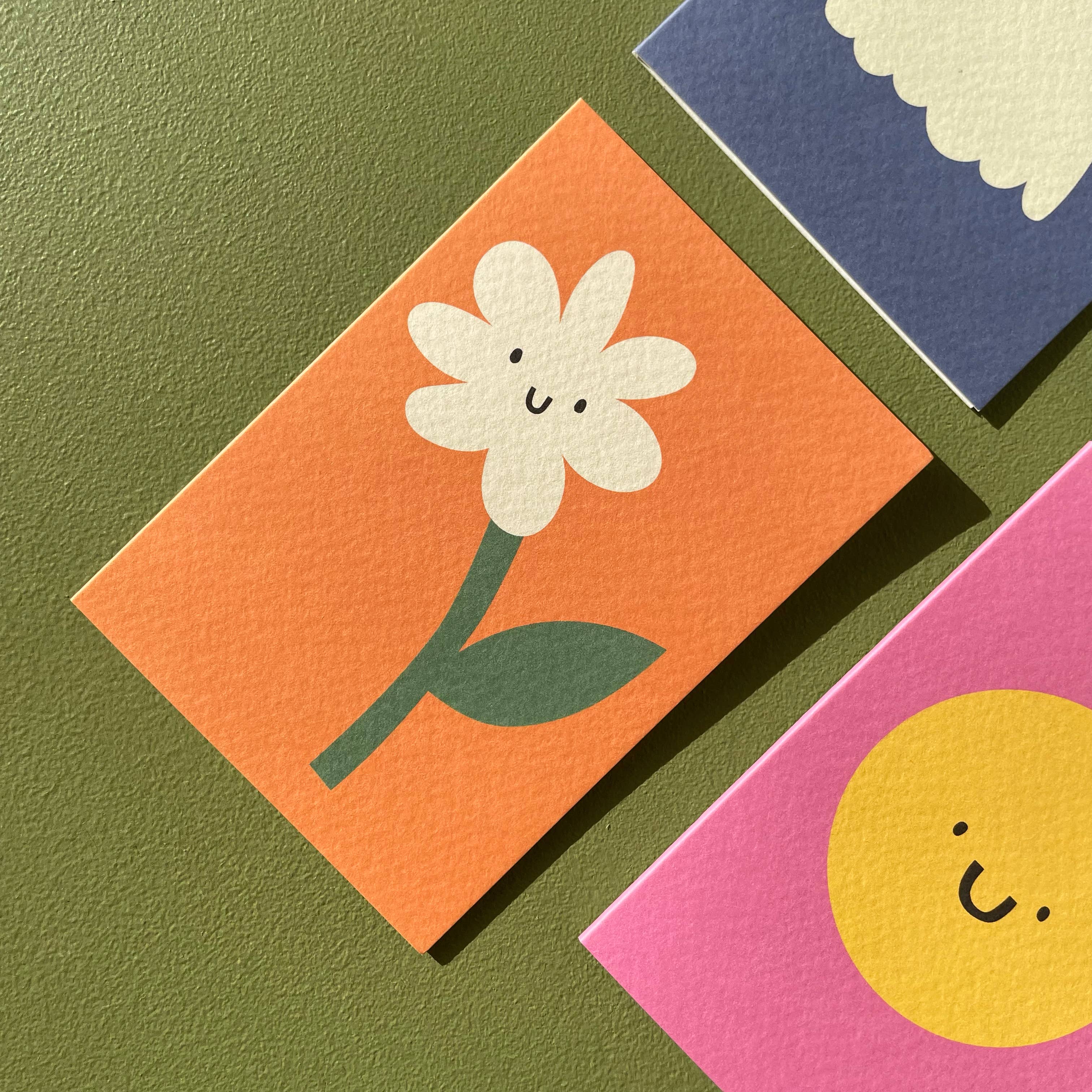 Rumble Cards - Vente Carte de vœux classique - Lot de 6 mini-cartes florales, mignonnes, A7, florales, lot de plusieurs2