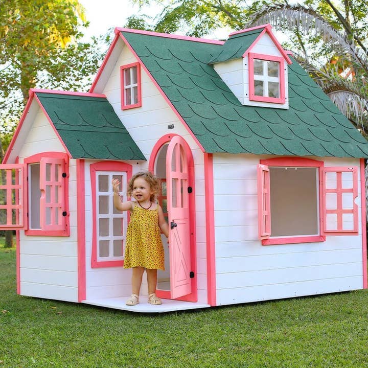 Wooden Beykoz Playhouse — Premium Outdoor Kids’ Playhouse | Budget Friendly and other Purchase wholesale window hardware. Free returns & net 60 terms on Faire trending on Faire.