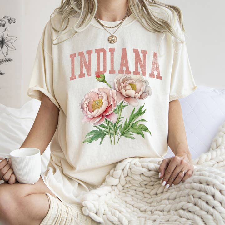 Refinery Number One LLC - Wholesale T-Shirt (Graphic) - Women's - Indiana State Flower T-shirt