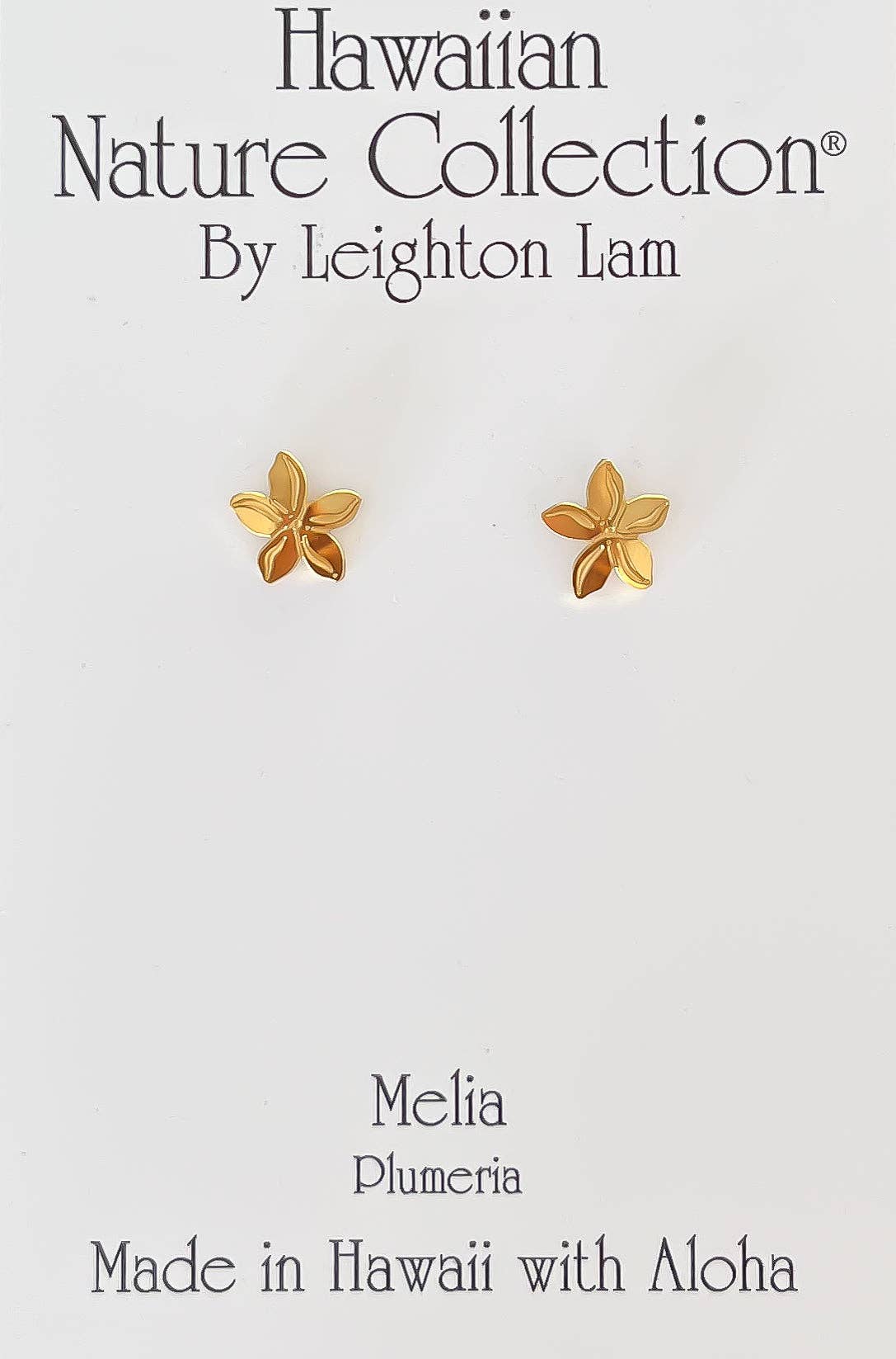 Leighton Lam Designs - Wholesale Stud/Post Earrings - Tiny Plumeria3