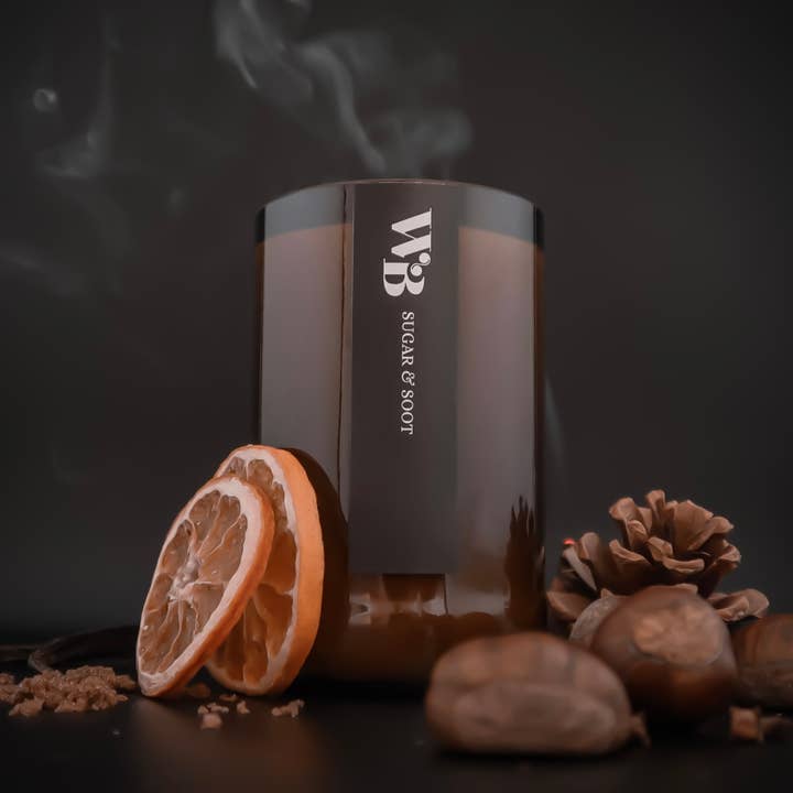A/W Sugar & Soot Candle for wholesale by The Wandering Bee
