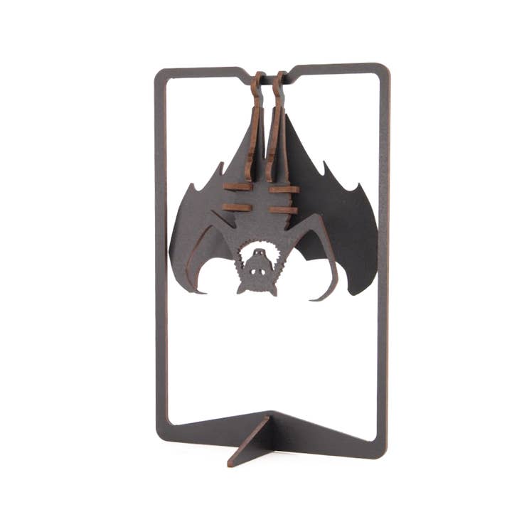 Bat Wooden Kitset (Medium), 3D Puzzle for wholesale by LITTLE AND WOOD