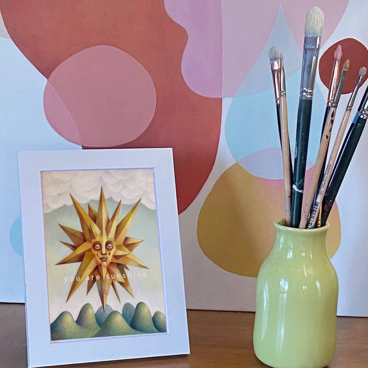 Isabelle Bryer Art - Wholesale Everyday Greeting Card - You Are Sunshine Greeting Card – 5"x7" Blank Card