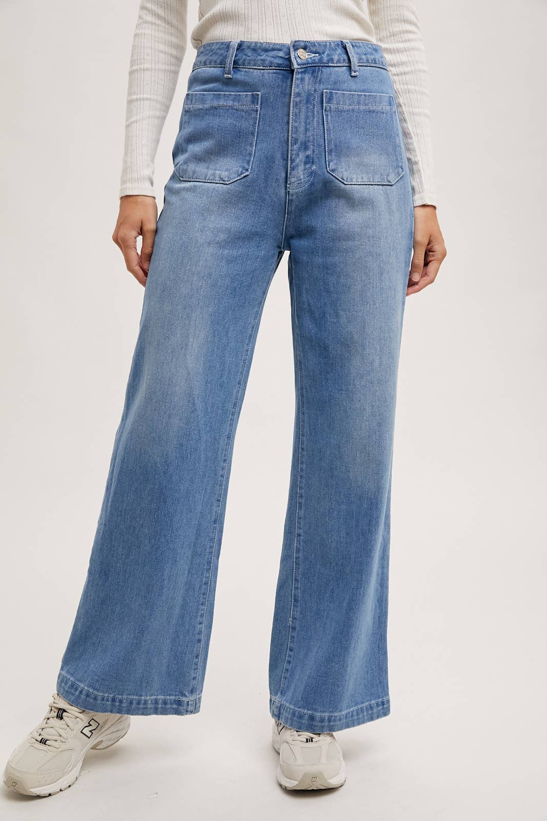 Bluivy - Wholesale Jeans - Women's - HIGH RISE WIDE LEG DENIM JEANS