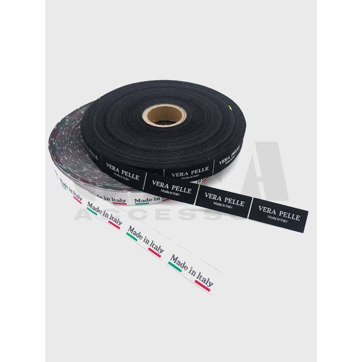 Gifa Accessori - Vendita all'ingrosso Etichette regalo - Etichette adesive 5 cm x 2 cm vera pelle-made in italy