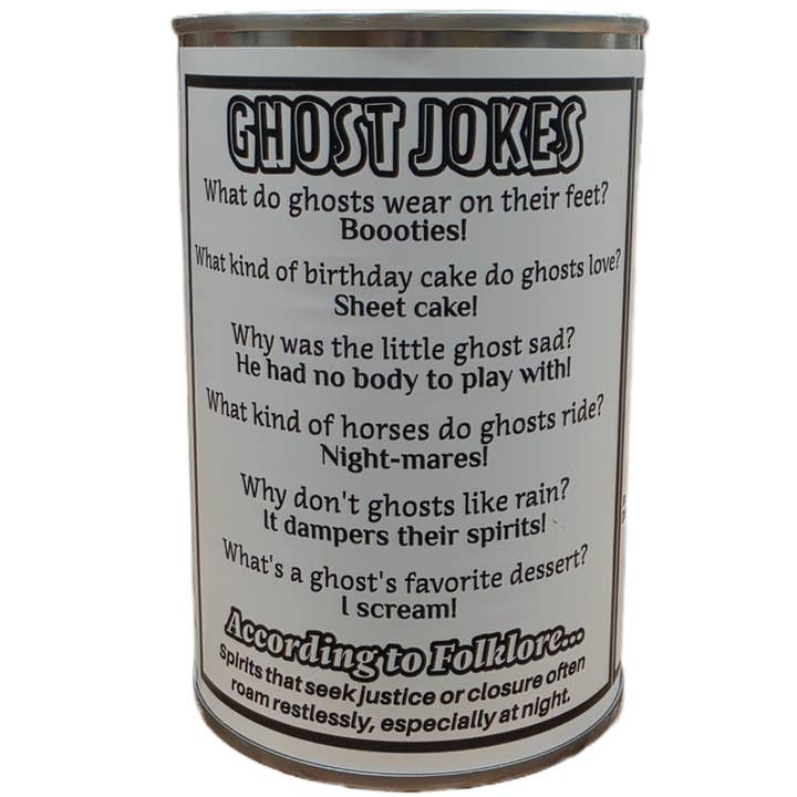 Canned Gifts – wholesale Stuffed/plush toy – Kids & baby – Canned Ghost- Halloween Plush Gift in Can2