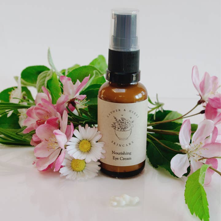 Nourishing Eye Cream by Lather and Herbs for wholesale by Lather and Herbs Skincare