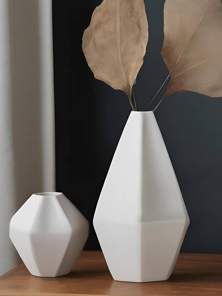 Octagonal Vase Set for Home Decor for wholesale by Kri8 Collective