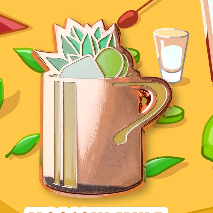 Klassisk Moscow Mule Cocktailnål för wholesale av Cocktail Critters