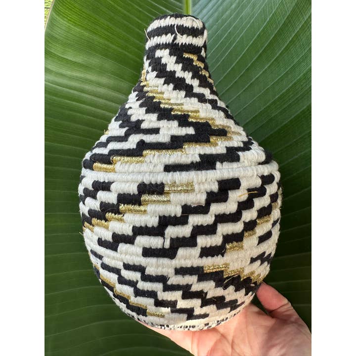 SOUK in the CITY - Wholesale Basket - Black & White Berber Baskets (Special Offer)3