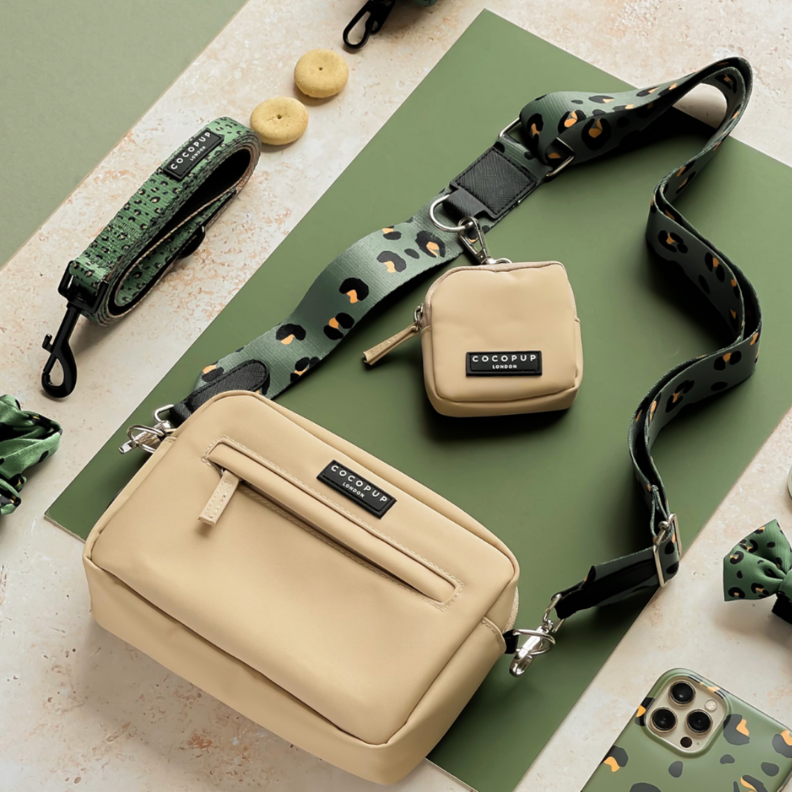 Cocopup London - Wholesale Bag Strap - Women's - Bag Strap - Khaki Leopard1