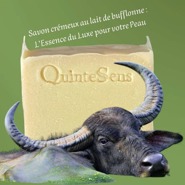 Le Savon au Lait de Bufflonne : un Soin Local d'une Richesse Infinie. for wholesale by QuinteSens