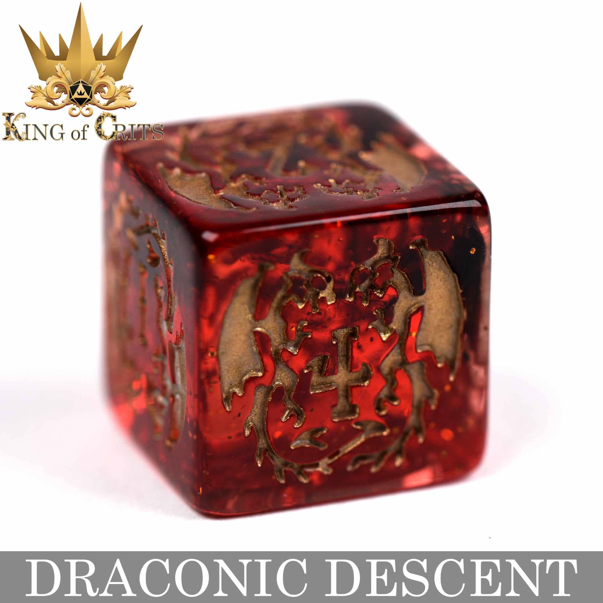 DNDDICE.COM – wholesale Dice – Draconic Descent - 11 Dice Set7