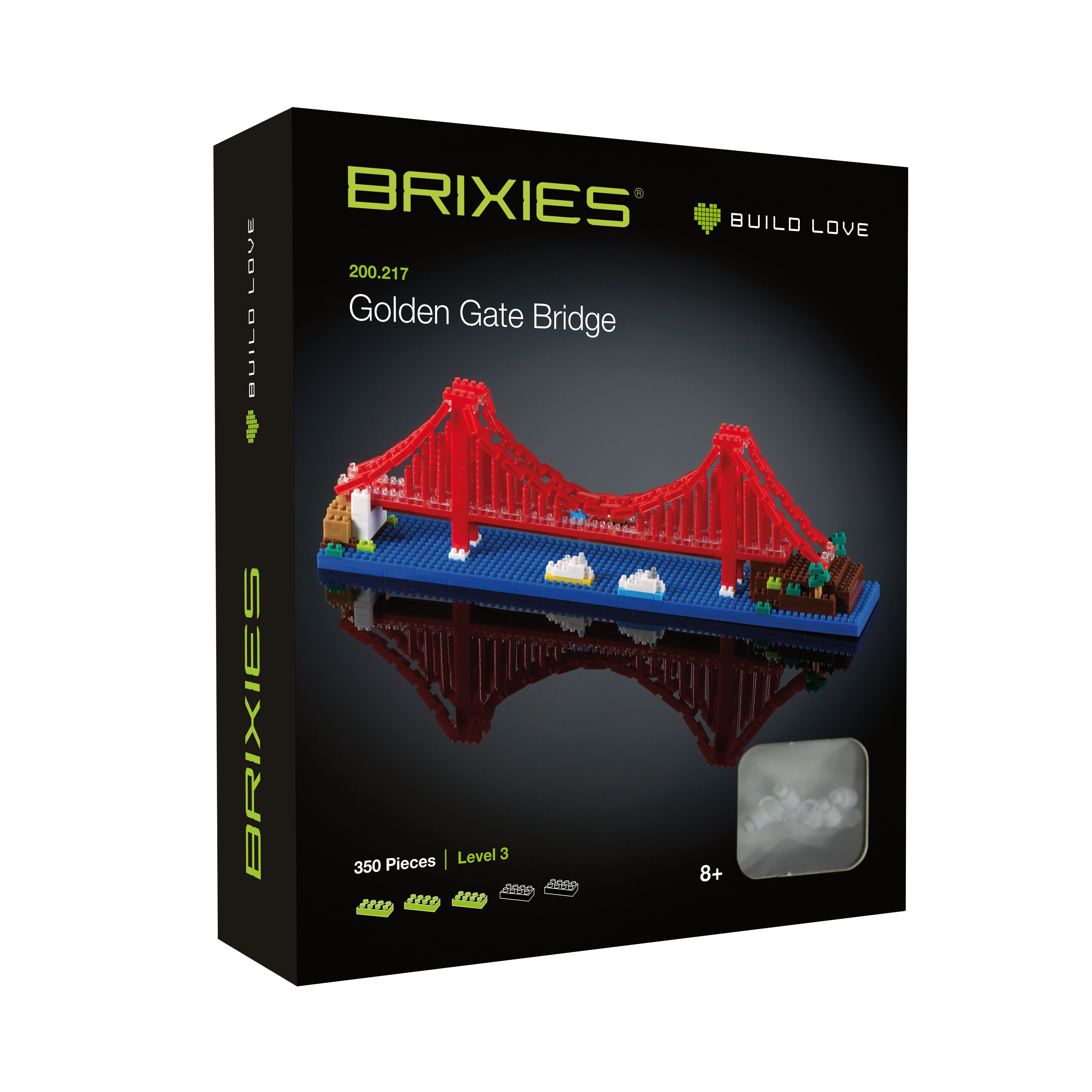 Toysmith - Wholesale Toy Set - Kids - Brixies Small Gift Box Golden Gate Bridge0