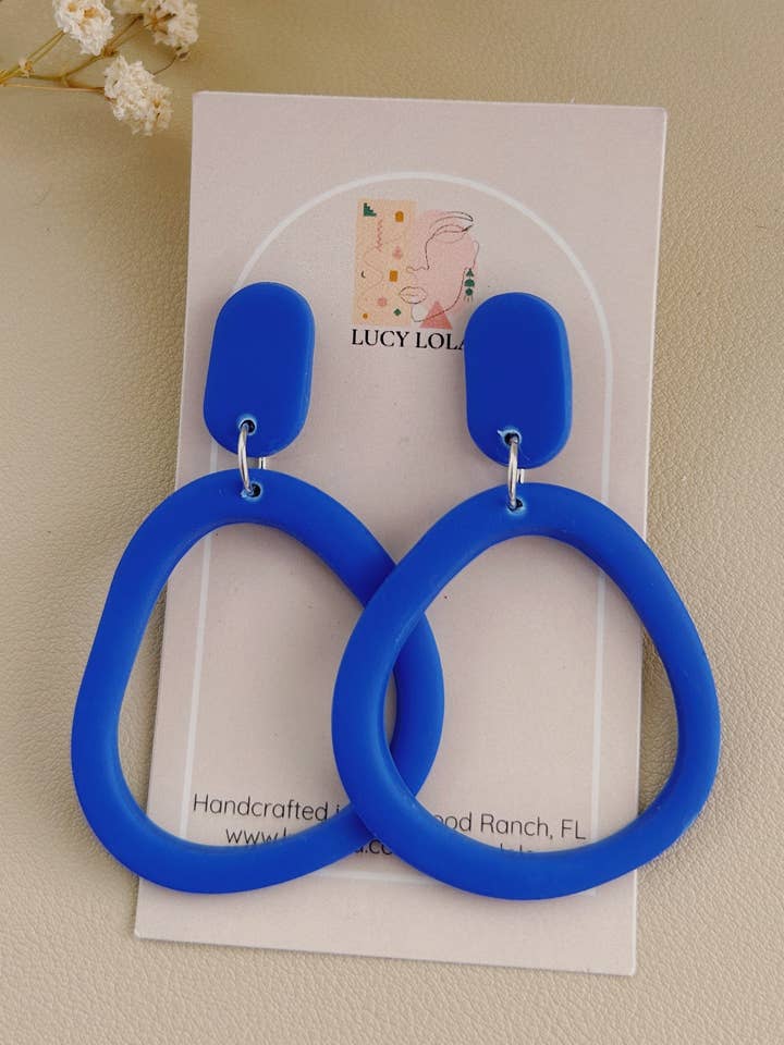 Abstrakte Reifen, Größe M, Ultramarinblau für den Großhandel von lucylola