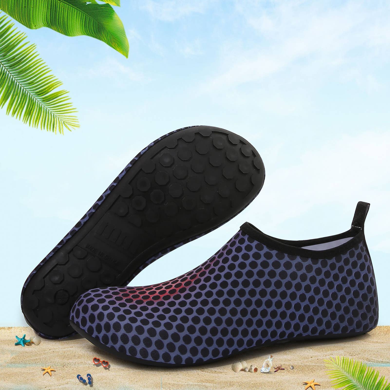 Shop Lev - Wholesale Water Shoes - Women's - Unisex Anti-Slip Socks Quick Dry Beach Water Shoes [Pck] -539