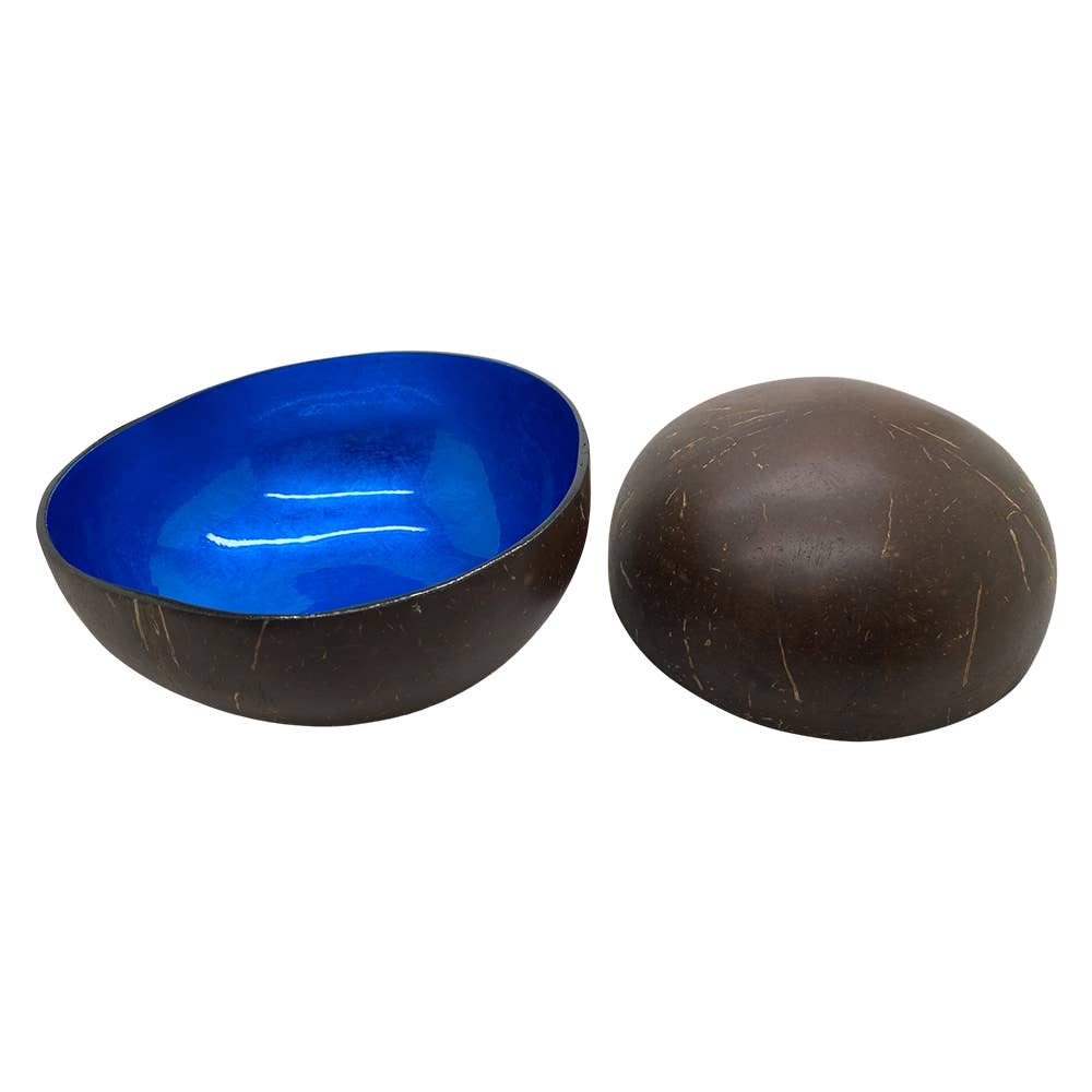 VIE - Wholesale Decorative Plate/Dish/Bowl - Hand-Painted Coconut Bowls, Lacquered, Set of 231