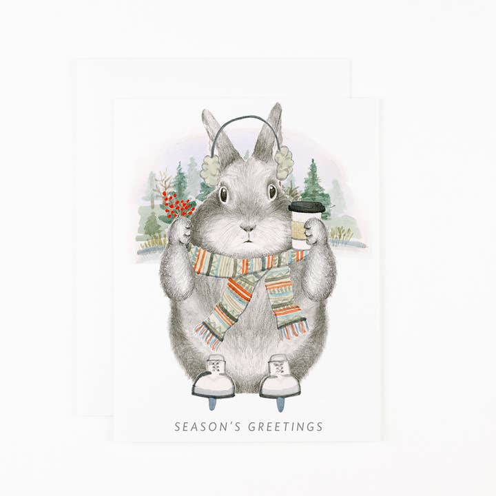 Lapin de patinage sur glace pour la vente par Dear Hancock