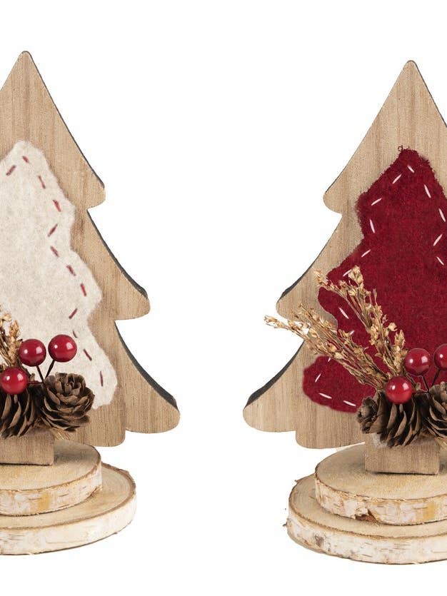 Albero da Tavolo - Legno - Colore Casuale - 17cm per la vendita all'ingrosso da parte di P'tit Clown