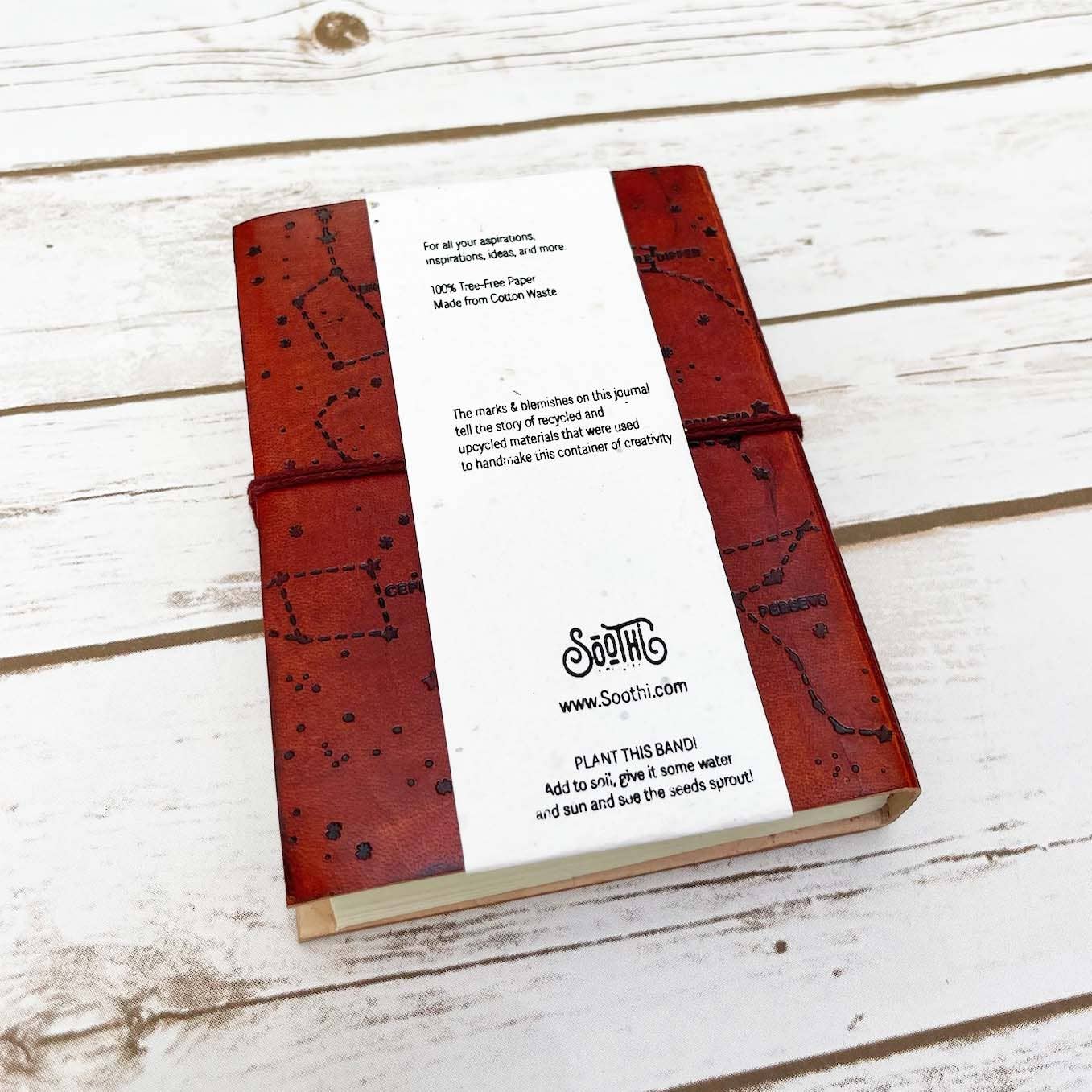 Soothi | Containers Of Creativity - Wholesale Journal/Diary - Nowhere And Everywhere Leather Journal - 5x7 Lined6