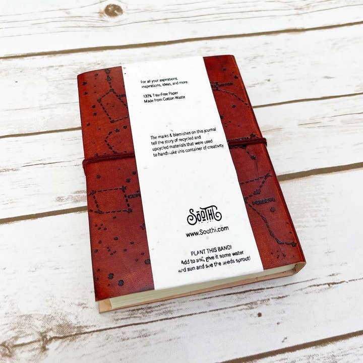 Soothi | Containers Of Creativity - Wholesale Journal/Diary - Nowhere And Everywhere Leather Journal - 5x7 Lined6