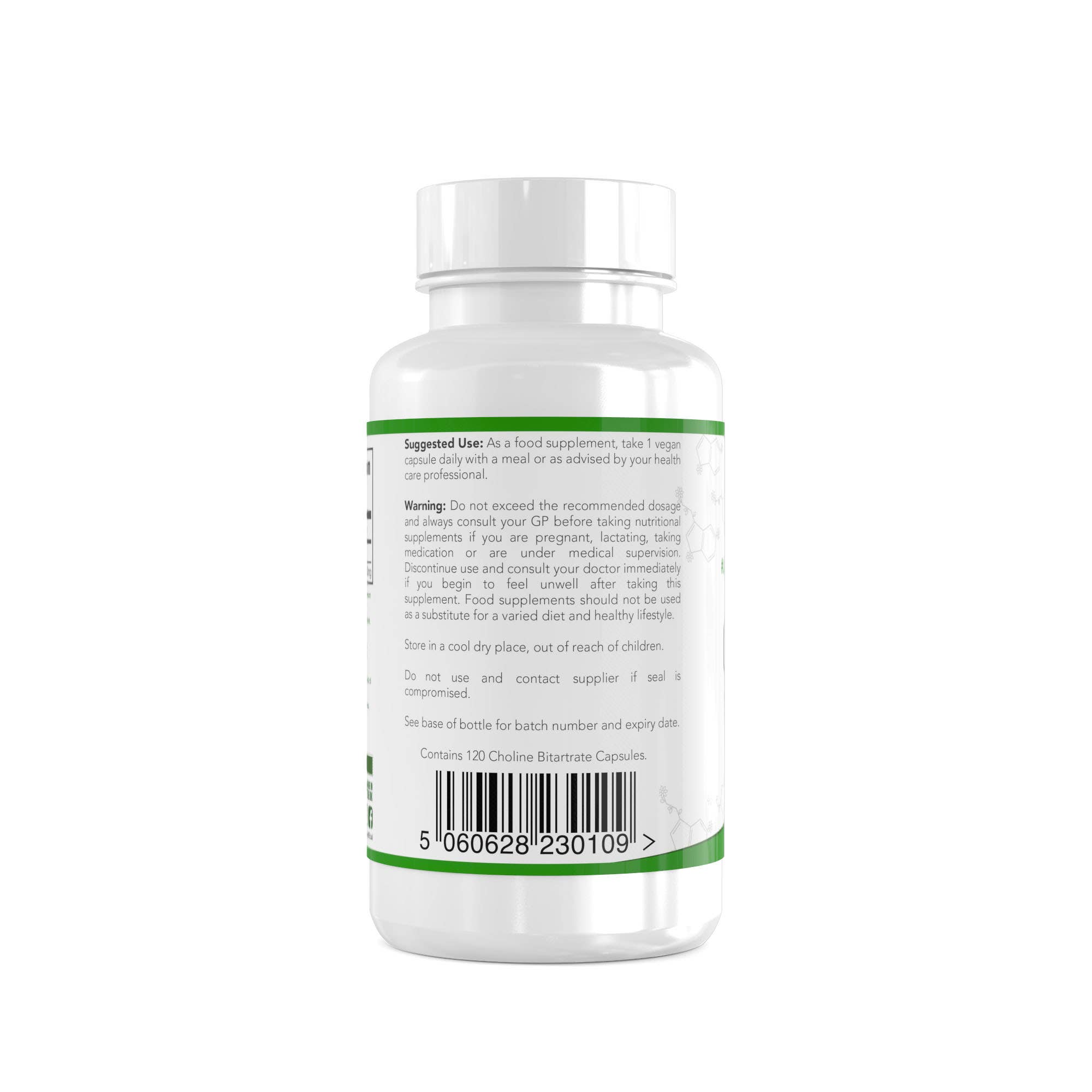 Focus Supplements - Wholesale Oral Supplement/Vitamin - Choline Bitartrate (700mg) 120 Capsules8