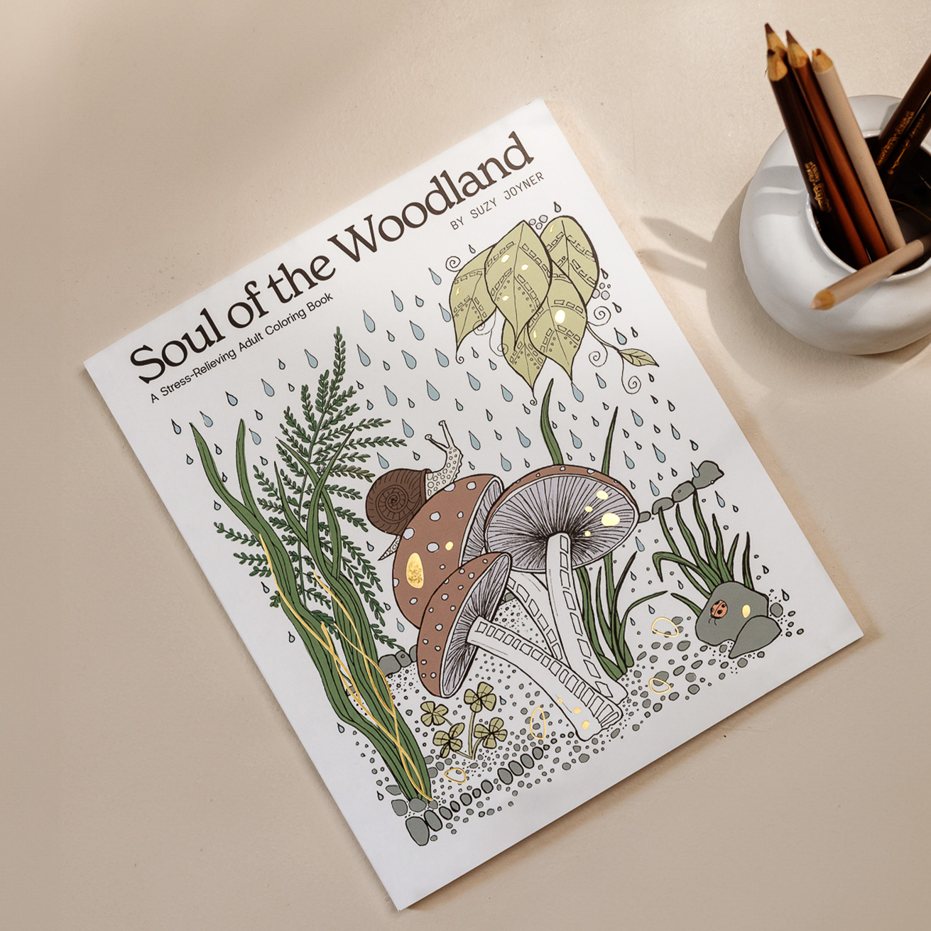 Blue Star Press - Wholesale Coloring & Activity Book - Adult - Soul of the Woodland: A Stress Relieving Adult Coloring Book1