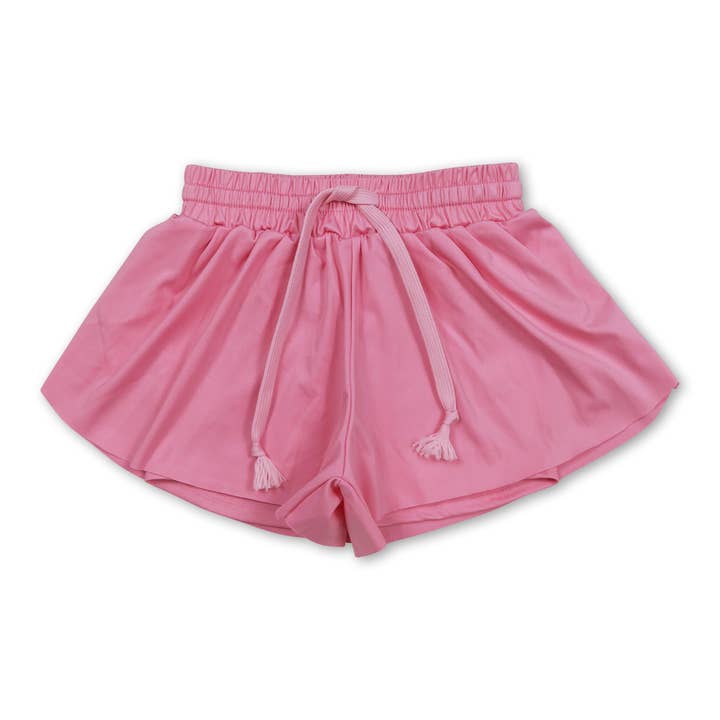 Yawoo Garments - Vente Short de sport – enfant - Shorts de yoga d'été pour filles en violet4
