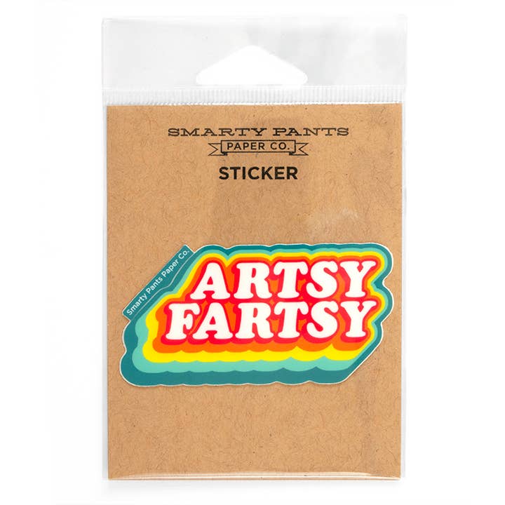 Smarty Pants Paper - Wholesale Sticker - Artsy Fartsy Sticker0