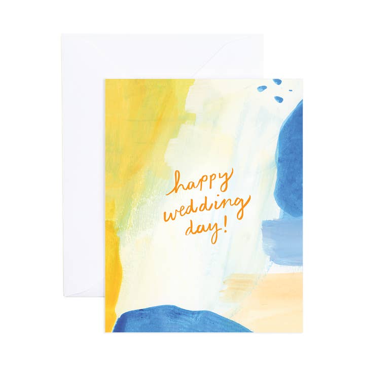 Hayley Wedding Greeting Card for wholesale by Evergreen Summer