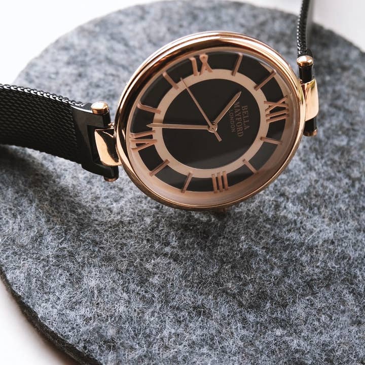 The Greenwich - Black and Gold for wholesale by Bella Mayford