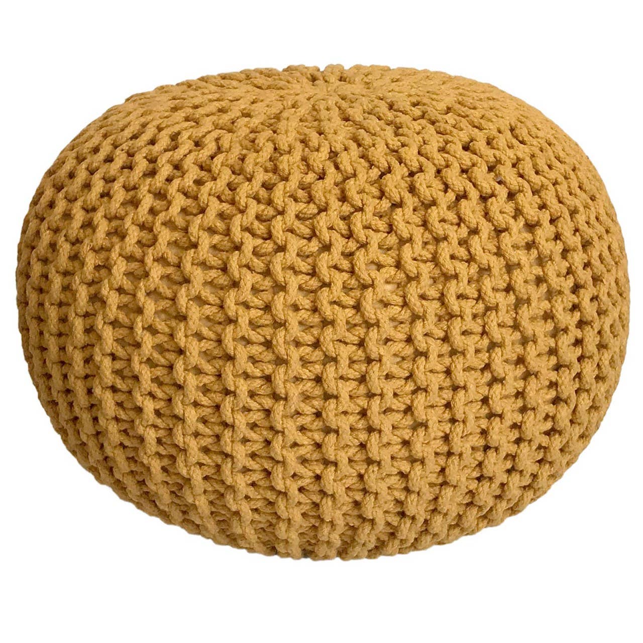 Voglrieder - Wholesale Pouf - Pouf, diameter 55 cm, knitted stool, pouf, pouf, floor cushion, large77