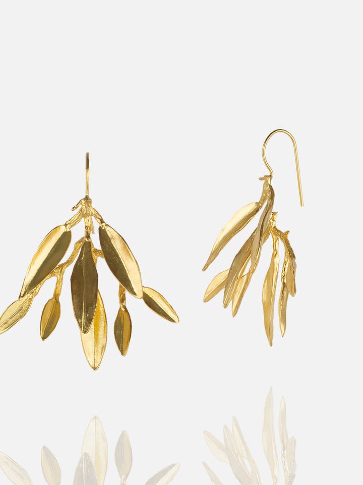 Boucles d'oreilles Feuilles Dansantes pour la vente par Shinyland Llc dba Aquadan.co (Wholesale)
