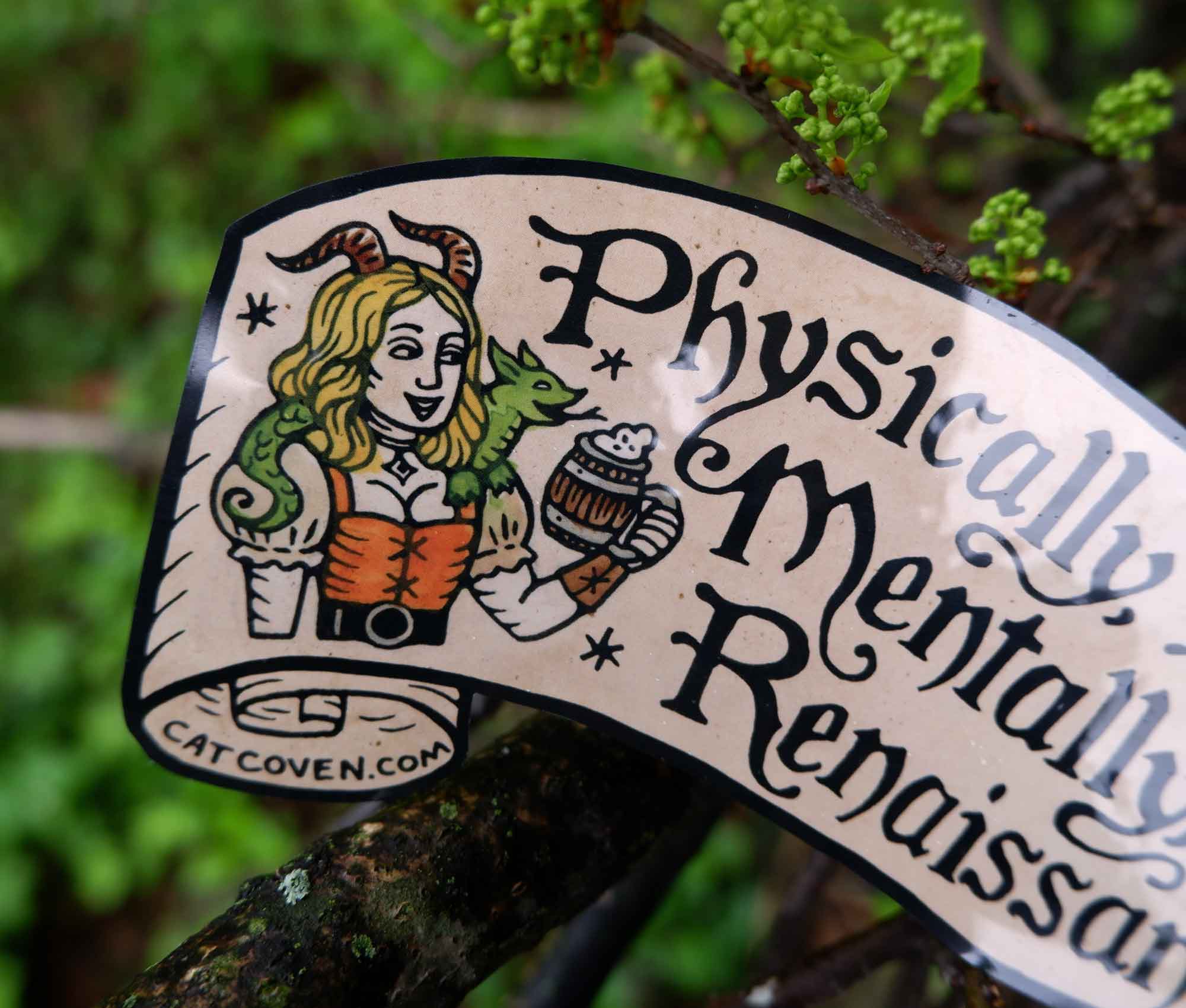 Cat Coven - Wholesale Sticker - Renaissance Faire - Bumper Sticker 1