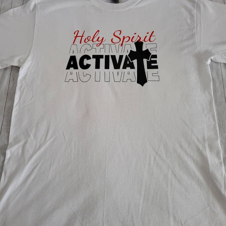 Holy Spirit Activate Tees for wholesale by Perfectly Sassy Expressions