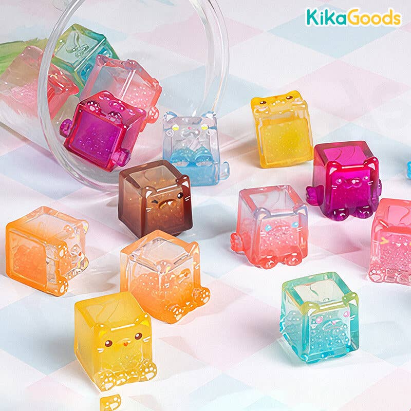 Mindzai Wholesale - Venta al por mayor Figura de juguete - Niños - Bolsa sorpresa de la serie Square Cat8