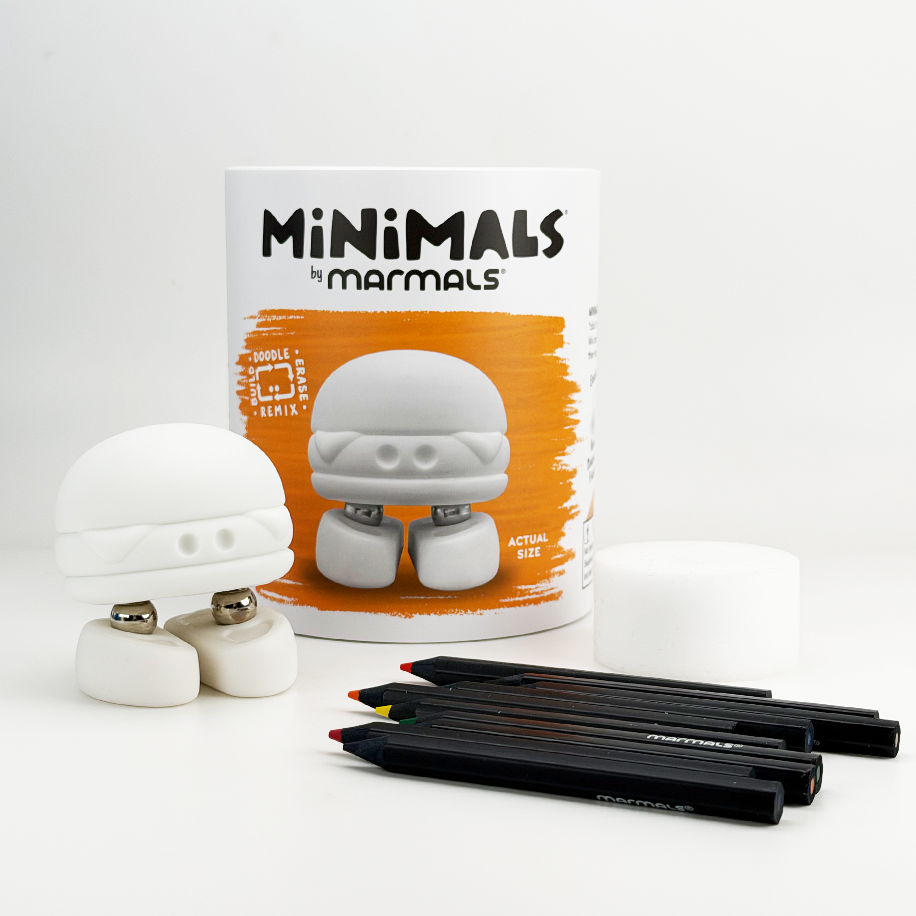 Marmals - Wholesale Build-a-Toy - Kids - Bunz - Orange Tube1