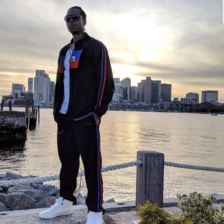 Haiti Sweatsuit (Flag Jacket And Pants) for wholesale by Caribbean