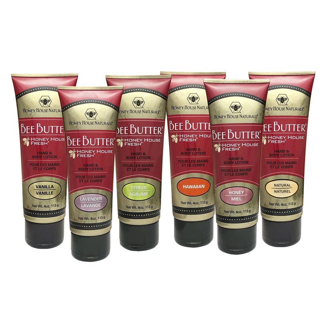 Honey House Naturals - Wholesale Body Balm/Butter - Bee Butter Cream TUBE - Set of 12 - FREE Tester6