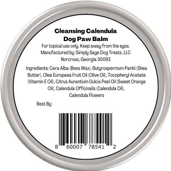 Simply Sage Dog Treats, LLC - Vendita all'ingrosso Accessorio per la cura di zampe/unghie - Balsamo per Zampe di Cane alla Calendula, Cura della Pelle per Animali, Toelettatura per Animali, Cura delle Zampe9